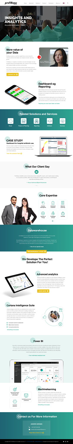 Web Design by rightway for Profitbase | Design: #20929695