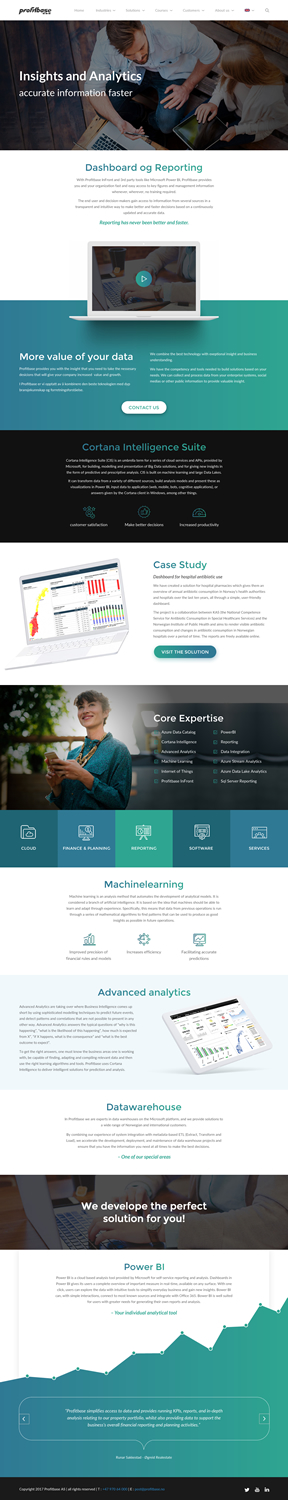 Web Design by rightway for Profitbase | Design #20929696