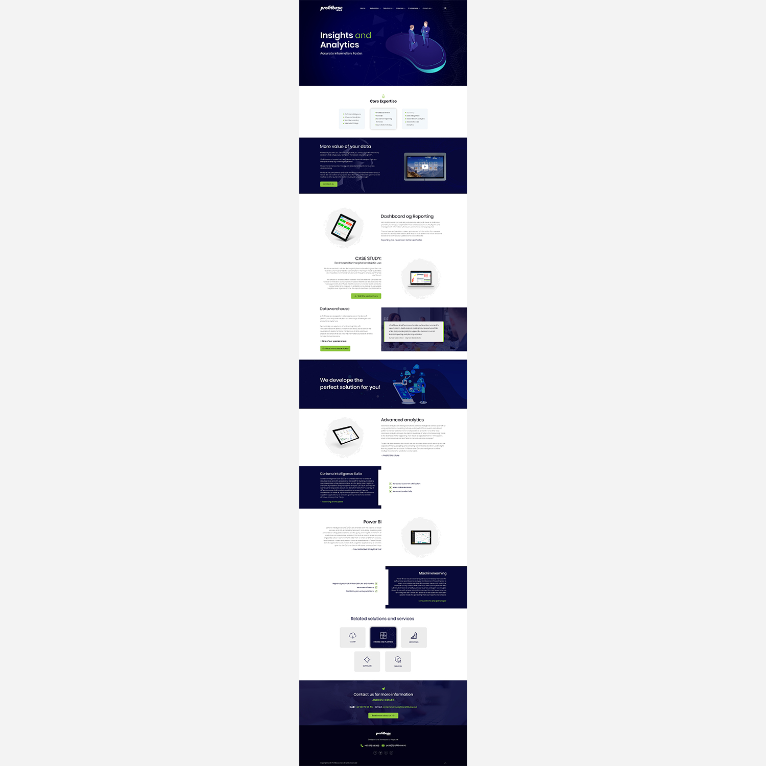 Web Design par AbhishekRoyBunty pour Profitbase | Design #20942645