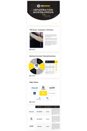 **URGENT - Pitch Deck / Information Memorandum | Design de PowerPoint par Imazing