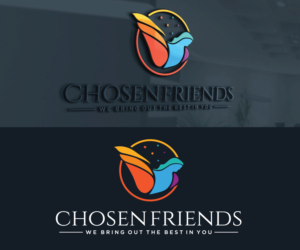 Company Name: CHOSEN FRIENDS Text: WE BRING OUT THE BEST IN YOU | Logo Design by Atec