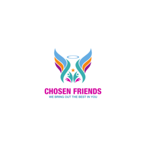 Company Name: CHOSEN FRIENDS Text: WE BRING OUT THE BEST IN YOU | Logo Design by yessy ken 2