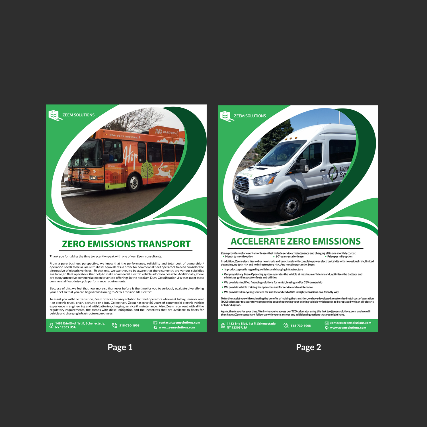 Flyer Design by Schöpfer for zeem solutions | Design #20943603