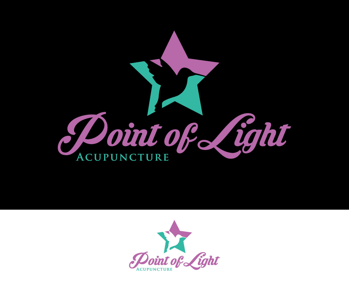 Elegant, Modern Logo Design for Point of Light Acupuncture by design