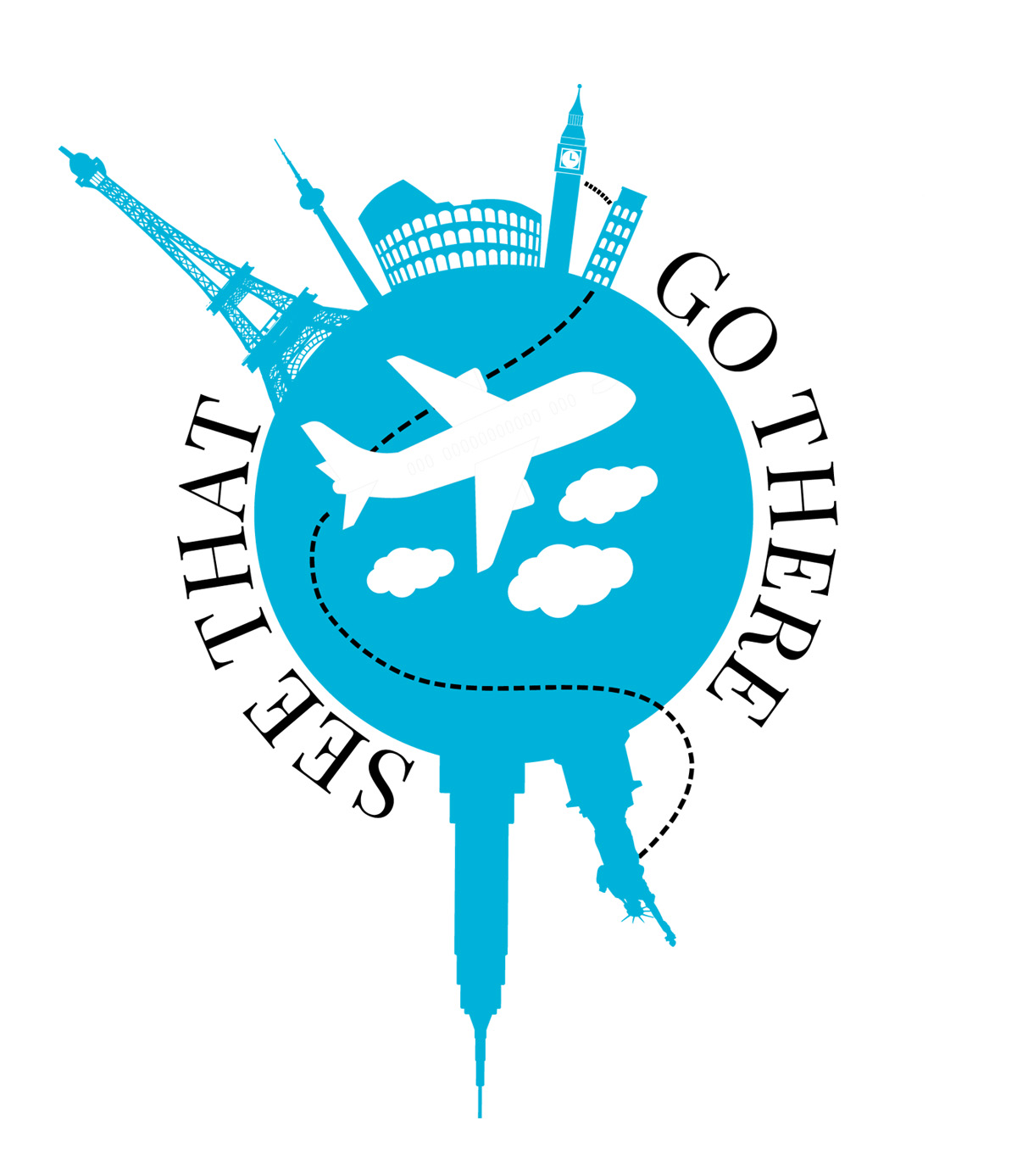 Logo Design by Marta van Eck for go there. sea that. | Design #20915017