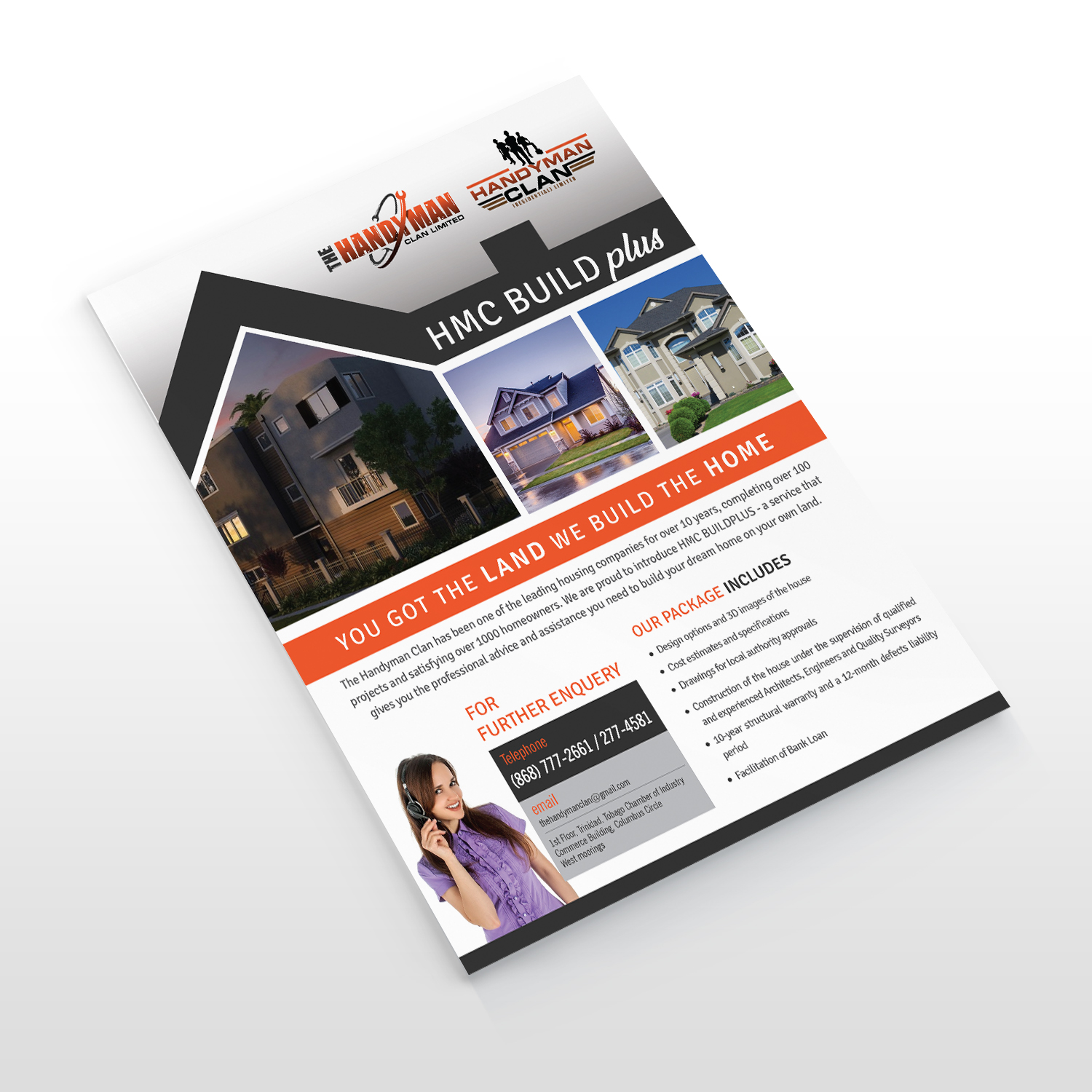 Flyer Design by Creative Jiniya for The Handyman Clan Limited | Design #20963506