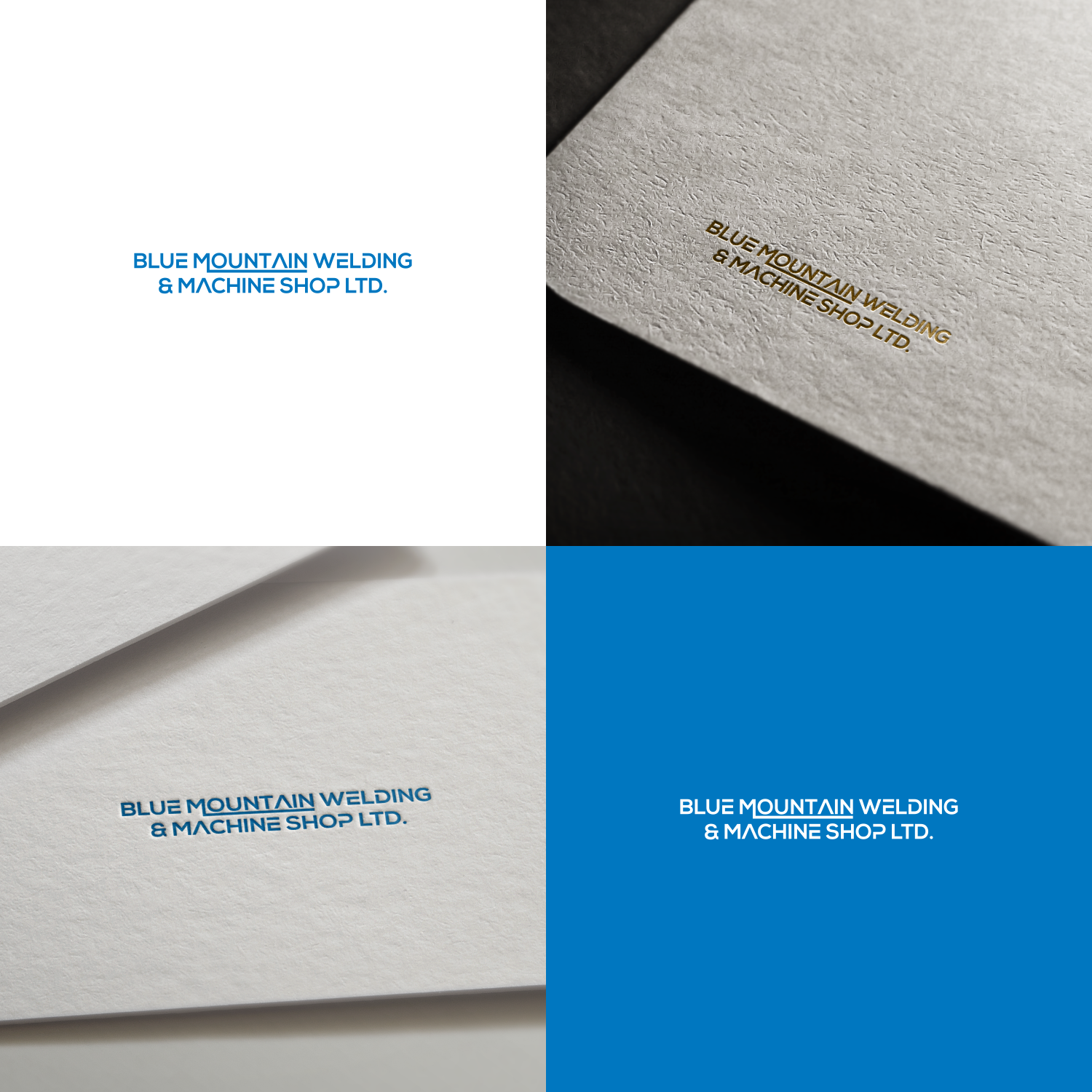 Logo Design by anggun diantorro 2 for Blue Mountain Welding | Design #20920643