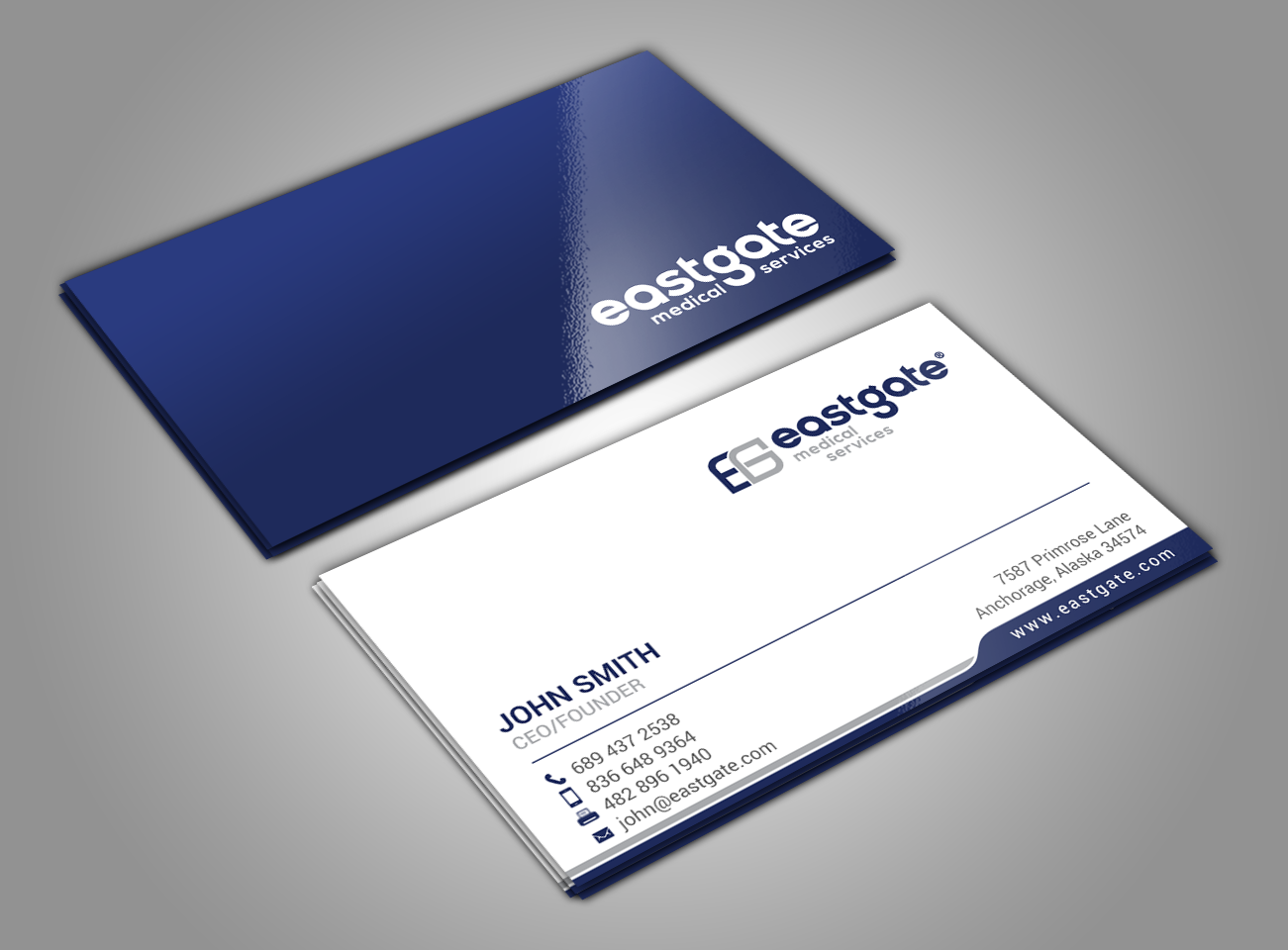 Stationery Design by chandrayaan.creative for EASTGATE MEDICAL SERVICES | Design #20917082