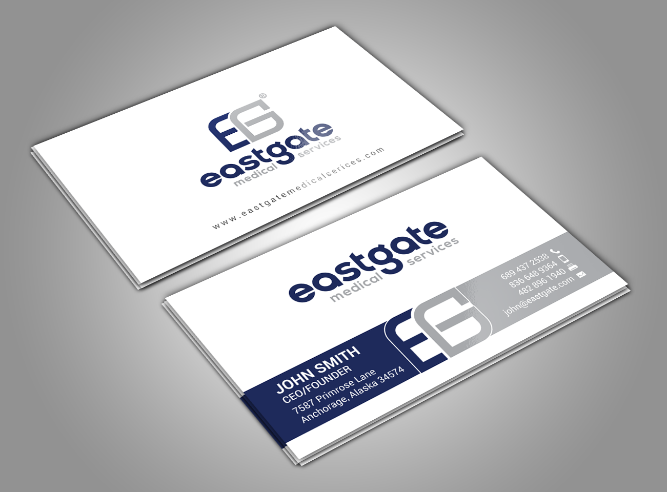 Schreibwaren-Design von chandrayaan.creative für EASTGATE MEDICAL SERVICES | Design #20917083