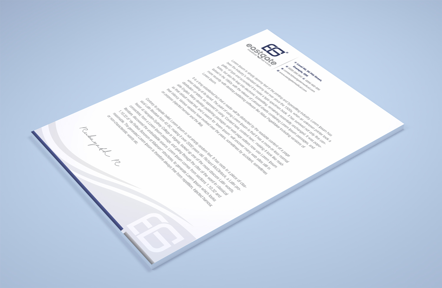 Design de Papeterie par Petter Goms pour EASTGATE MEDICAL SERVICES | Design #20913941