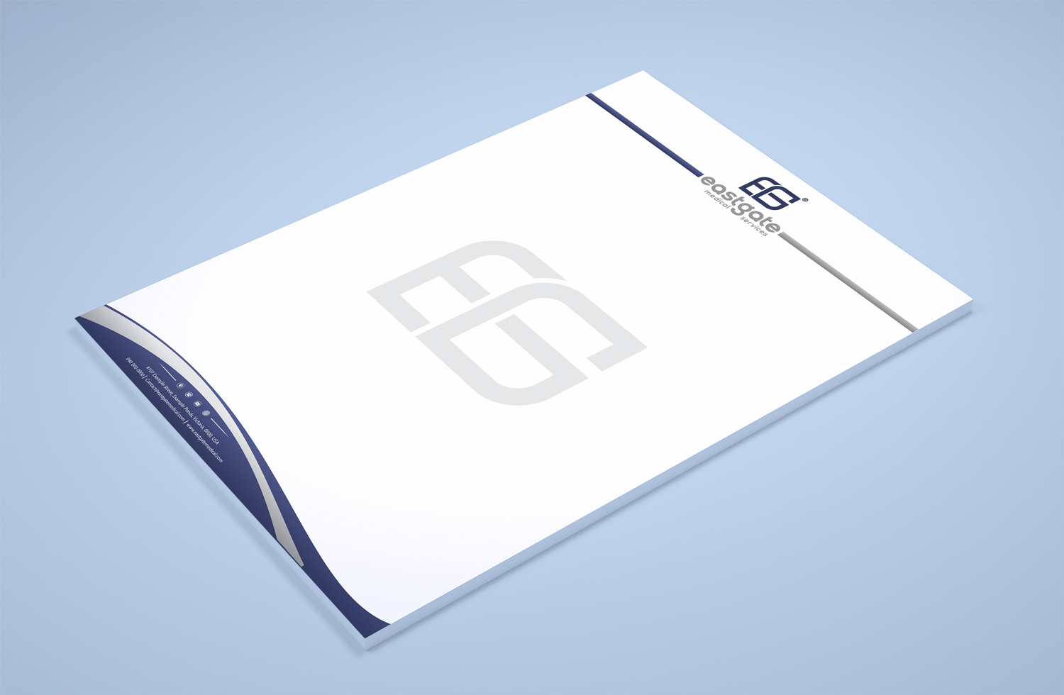 Stationery Design by Petter Goms for EASTGATE MEDICAL SERVICES | Design #20914124