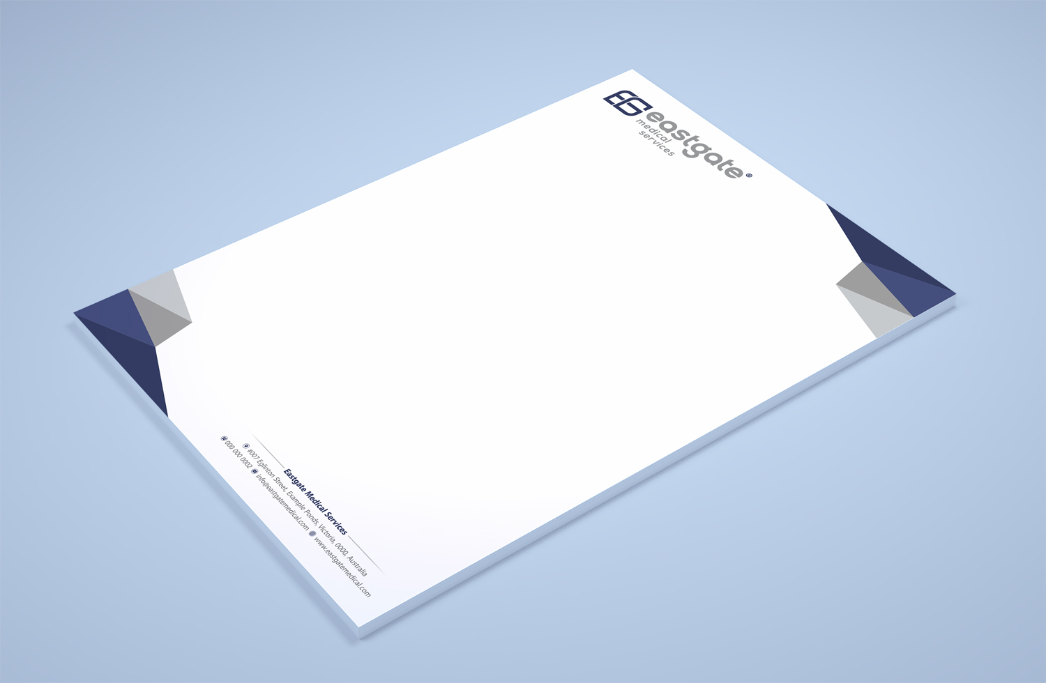 Stationery Design by Petter Goms for EASTGATE MEDICAL SERVICES | Design #20914230