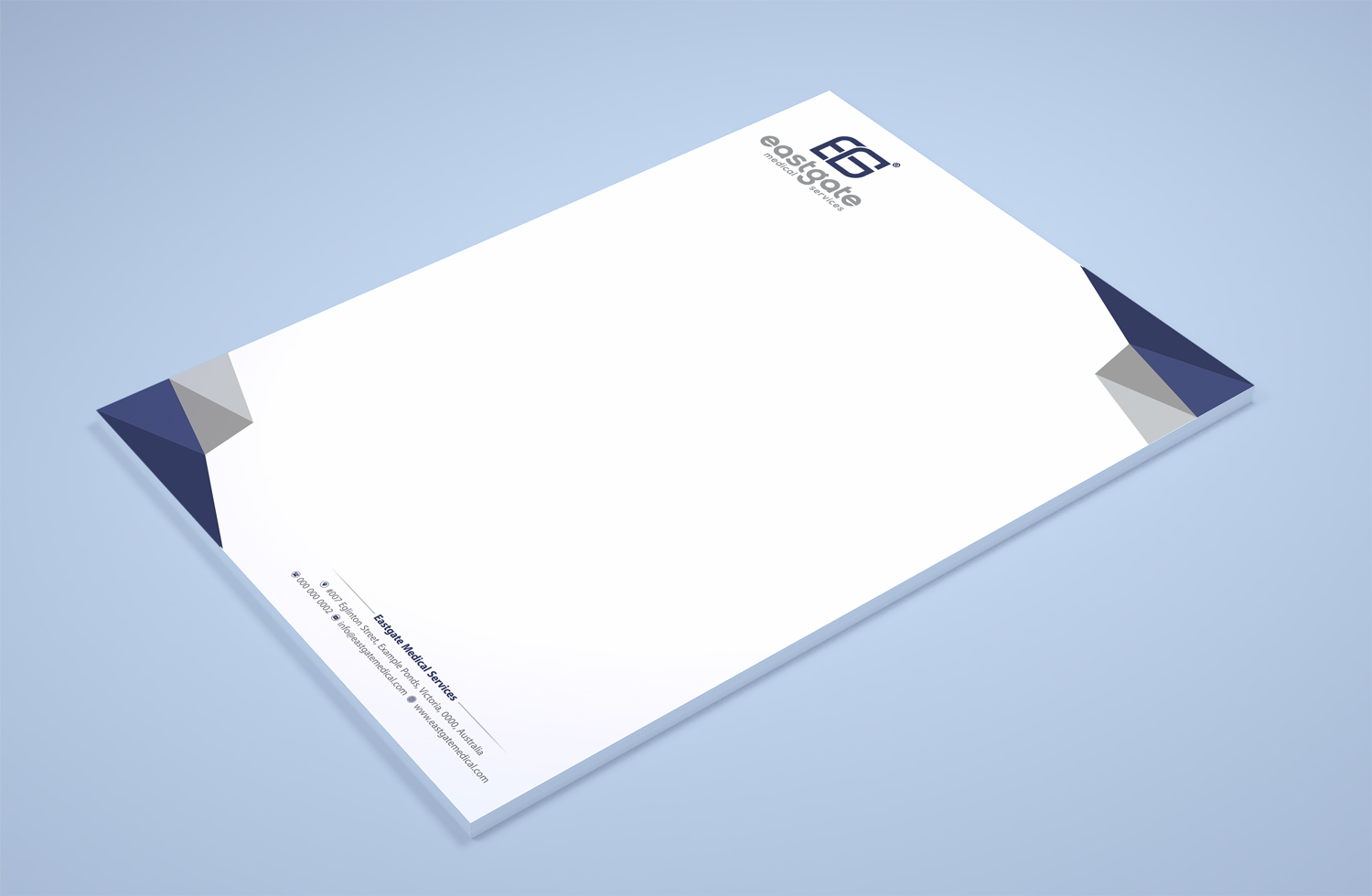 Stationery Design by Petter Goms for EASTGATE MEDICAL SERVICES | Design #20914231