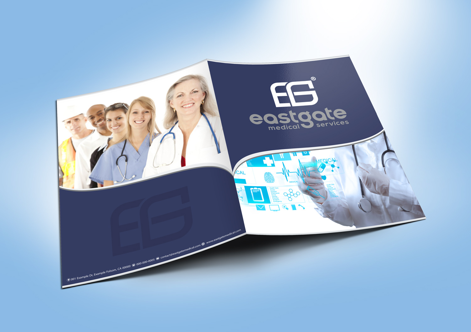 Stationery Design by Petter Goms for EASTGATE MEDICAL SERVICES | Design #20920218