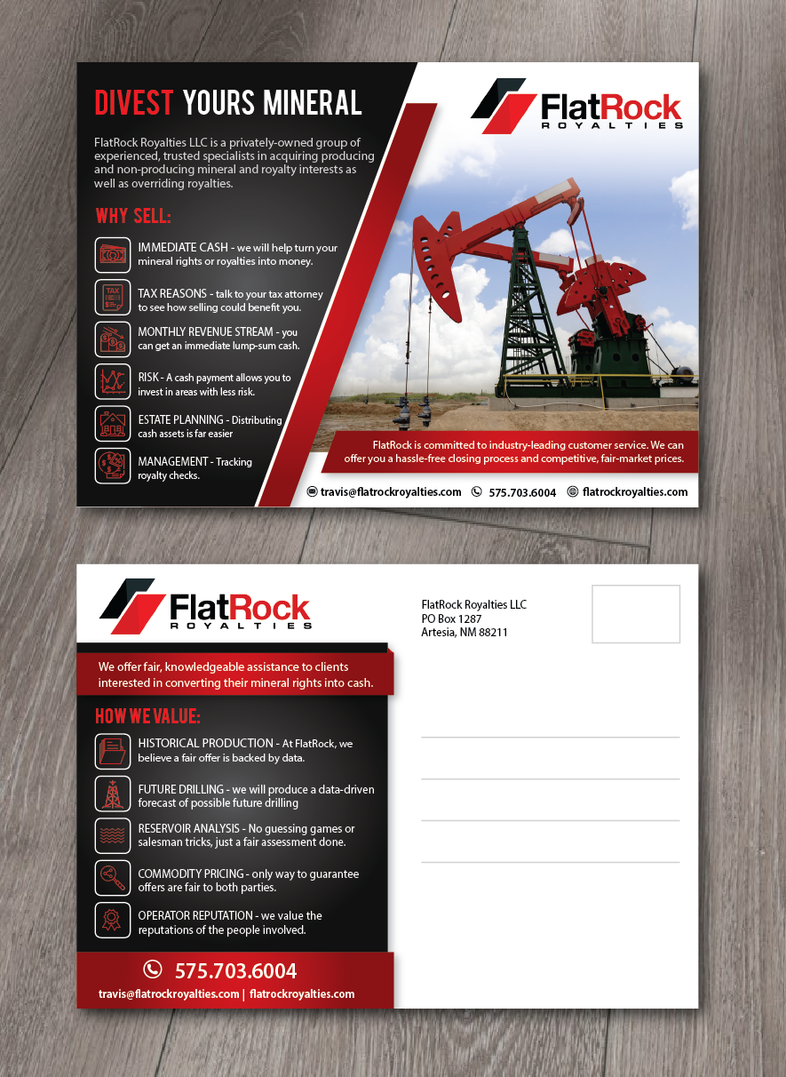 Diseño de Postal por alex989 para FlatRock Royalties  | Diseño #20916481