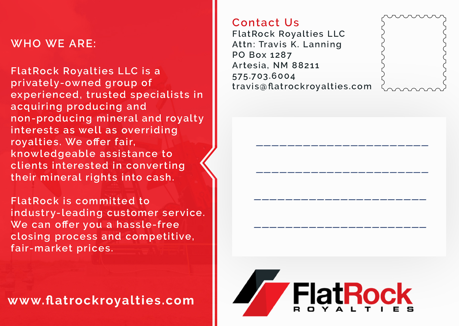 Postcard Design by Murry for FlatRock Royalties  | Design #20963159