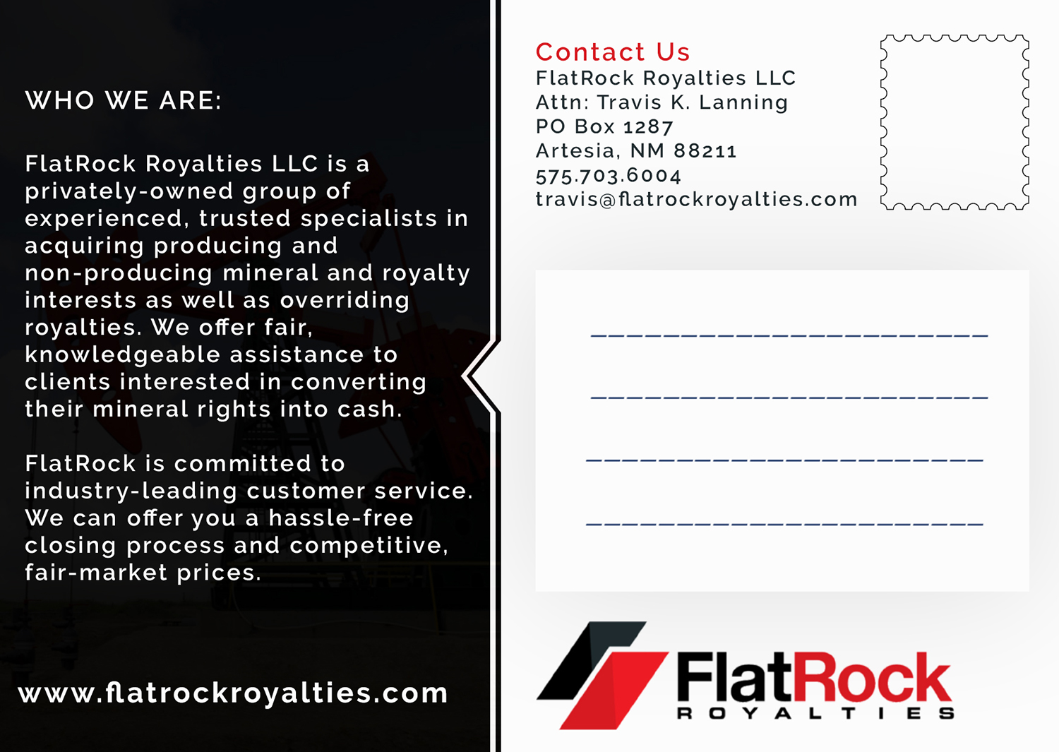 Postcard Design by Murry for FlatRock Royalties  | Design #20964735