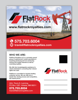 Postcard Design by Deziners Zone for FlatRock Royalties  | Design: #20917900