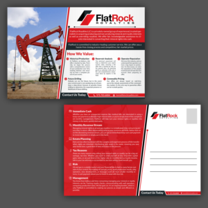 Postkarten-Design von aspiremedia für FlatRock Royalties  | Design: #20962716