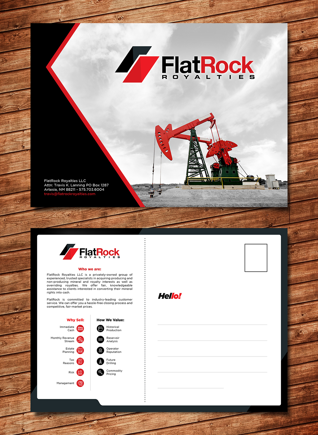 Postkarten-Design von Gohsantosa für FlatRock Royalties  | Design #20965551