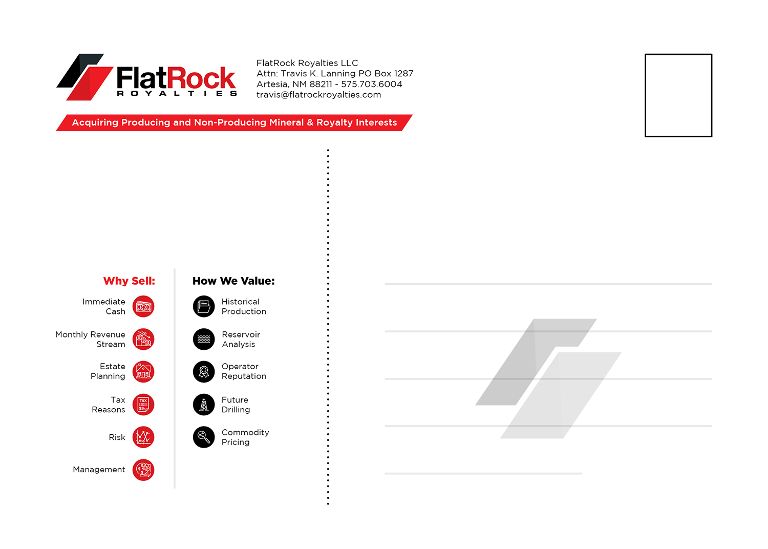 Postcard Design by Gohsantosa for FlatRock Royalties  | Design #21013207