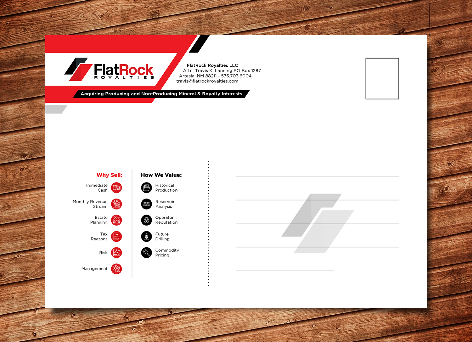 Postcard Design by Gohsantosa for FlatRock Royalties  | Design #21013630