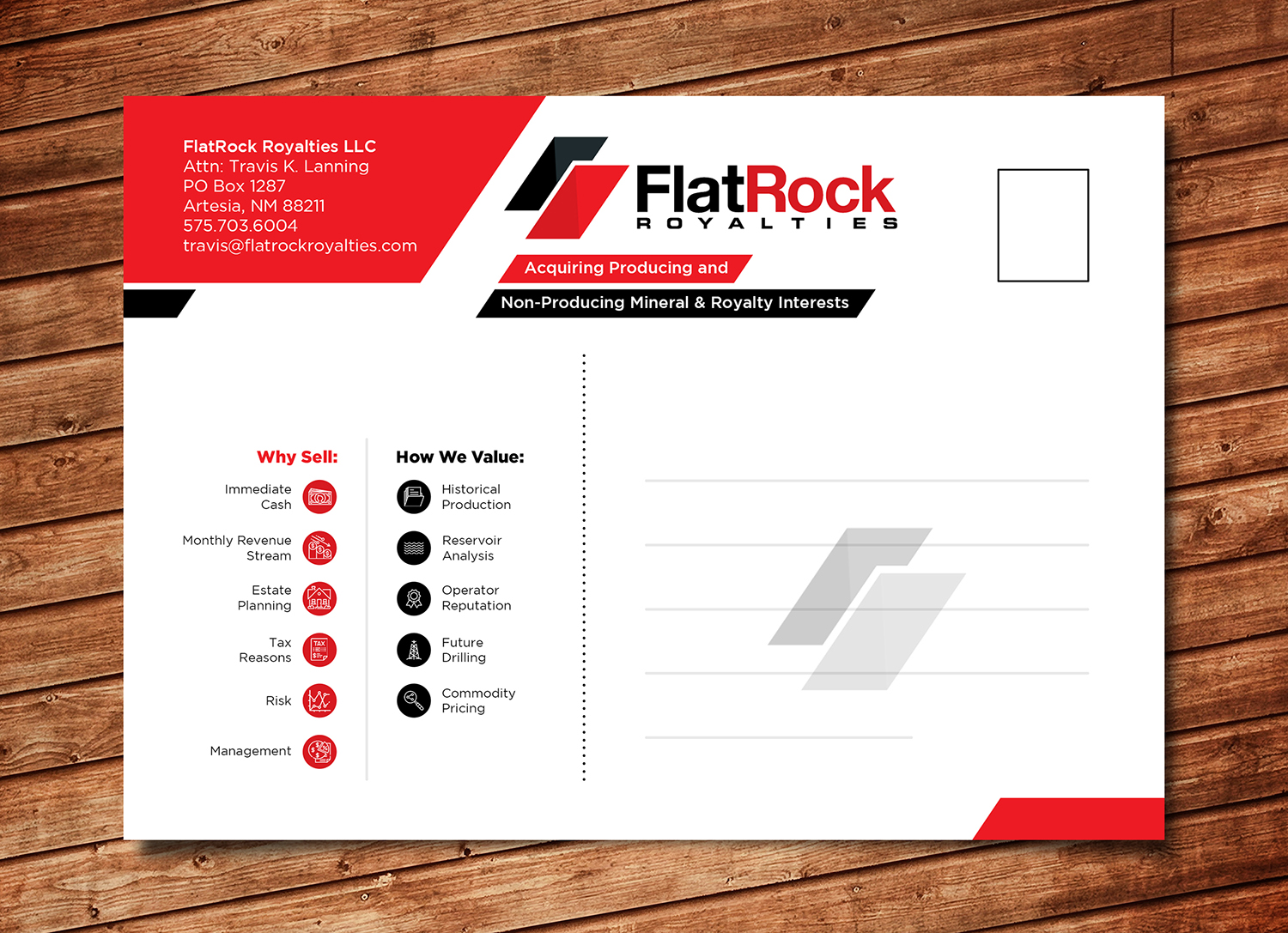 Postkarten-Design von Gohsantosa für FlatRock Royalties  | Design #21021115