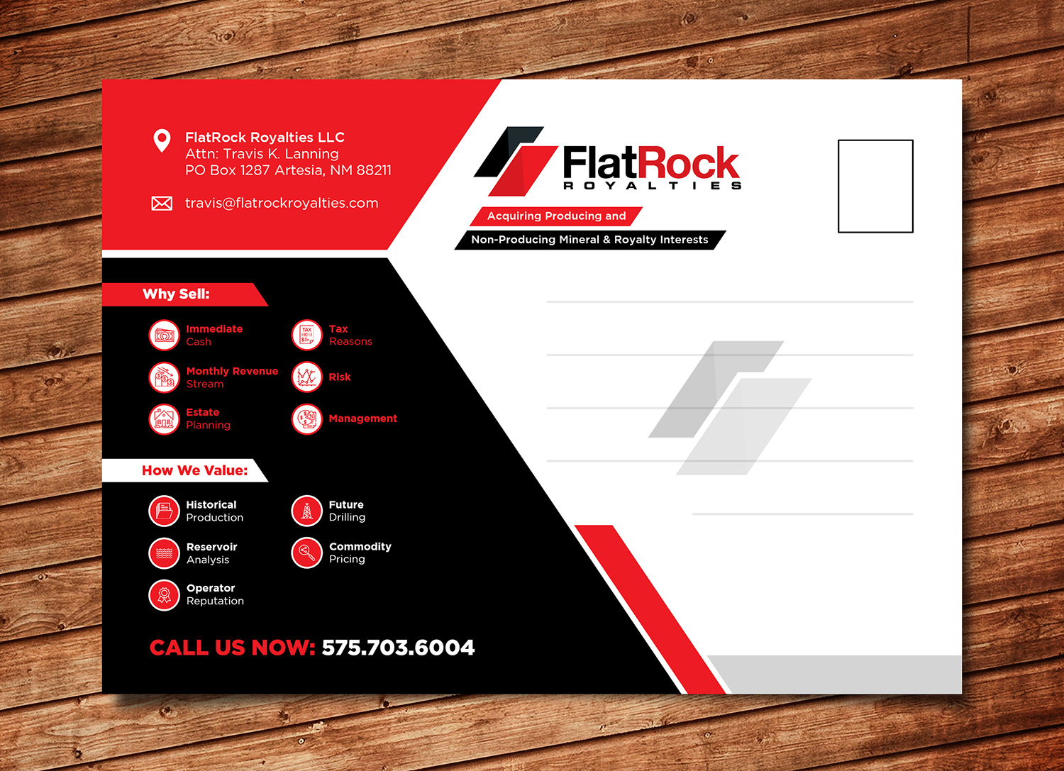 Postcard Design by Gohsantosa for FlatRock Royalties  | Design #21022146