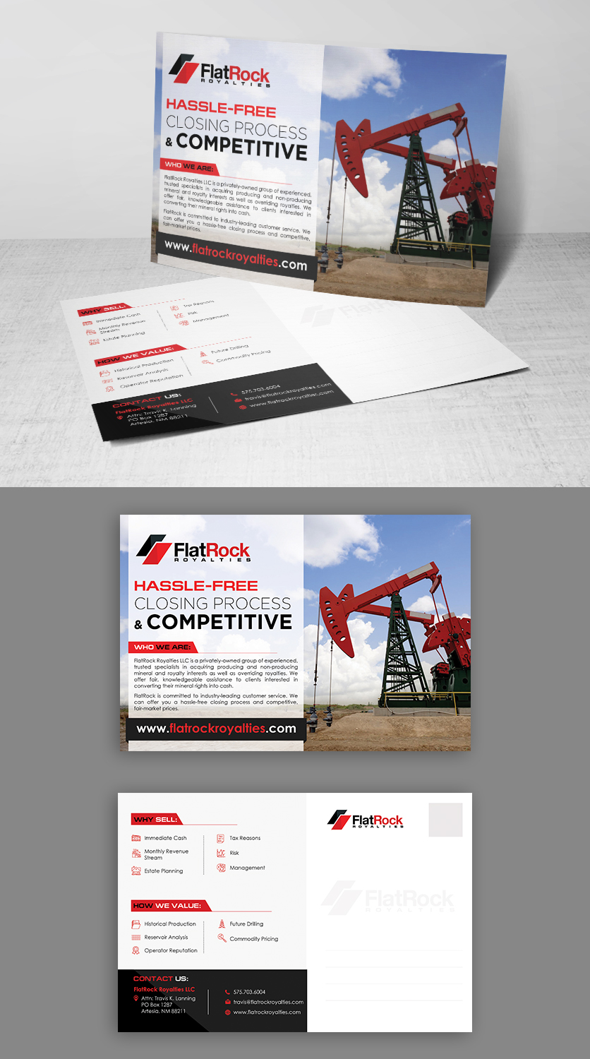 Postcard Design by SWASTIK for FlatRock Royalties  | Design #20991062