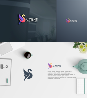 Logo Design by J. Ivan for Cygne Interim & Search | Design: #20960513