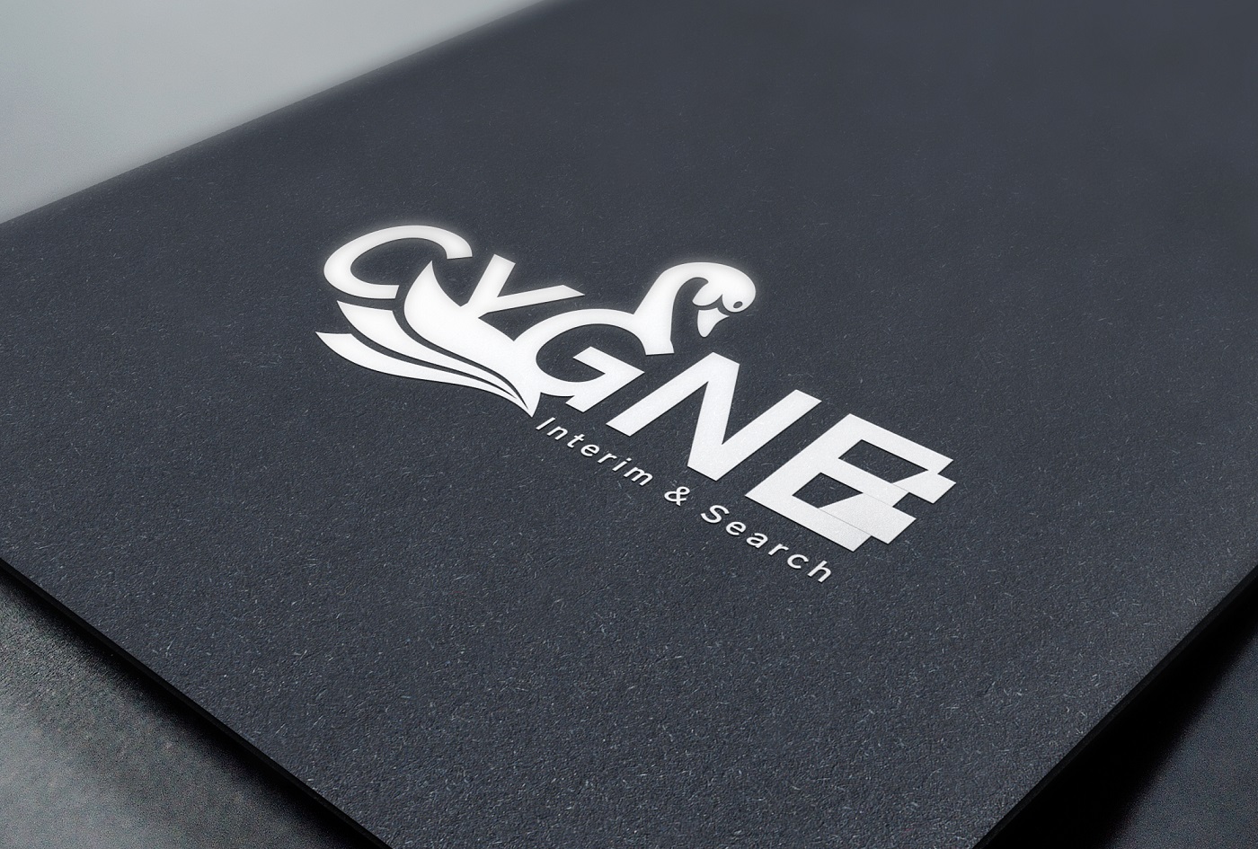 Logo Design by FerTouch Arts for Cygne Interim & Search | Design #20954274