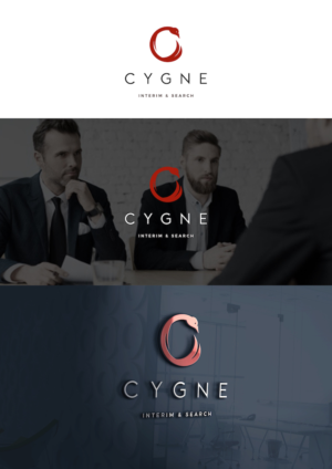 Logo Design by christianpoetoe for Cygne Interim & Search | Design: #20914043