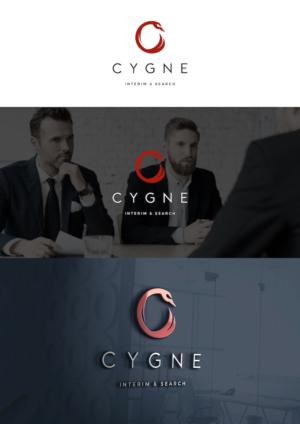 Logo Design by christianpoetoe for Cygne Interim & Search | Design: #20954935