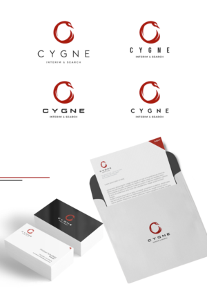 Logo Design by christianpoetoe for Cygne Interim & Search | Design: #20957874