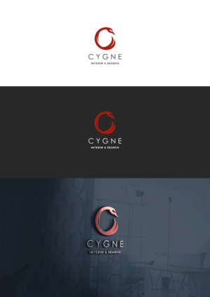 Logo Design by christianpoetoe for Cygne Interim & Search | Design: #20963851