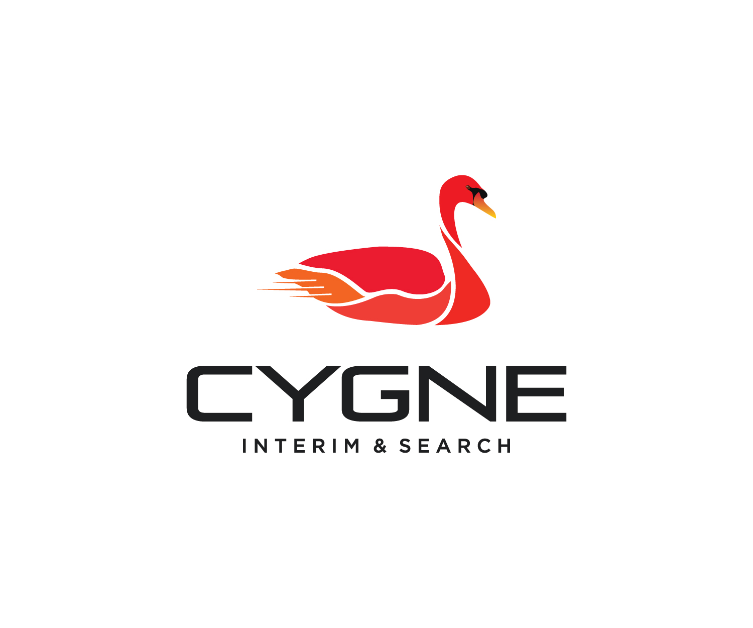 Logo Design by Atec for Cygne Interim & Search | Design #20923164