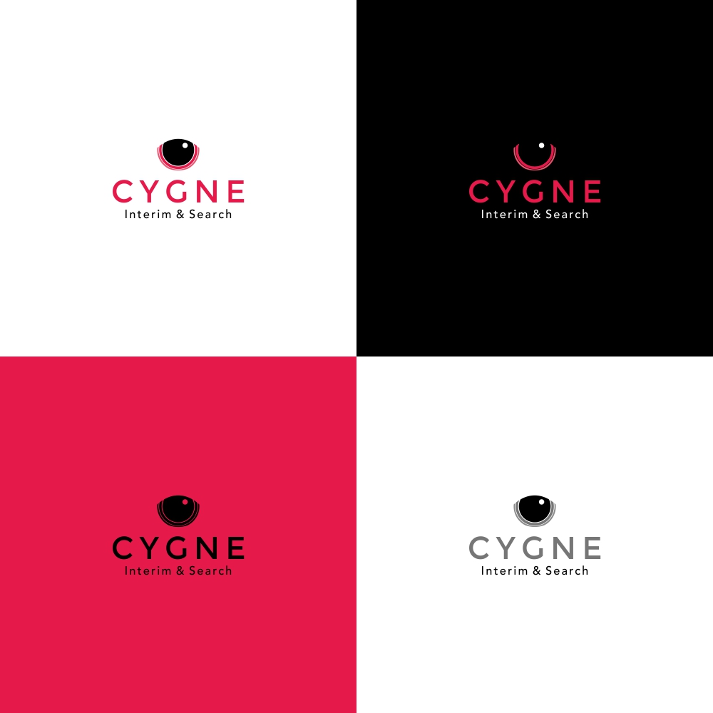 Logo Design by Basksh Designs for Cygne Interim & Search | Design #20914144