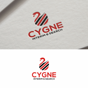 Logo Design by saher khan 2 for Cygne Interim & Search | Design: #20921881