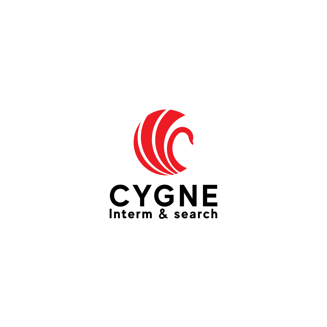 Logo-Design von VinVick Design für Cygne Interim & Search | Design #20921394