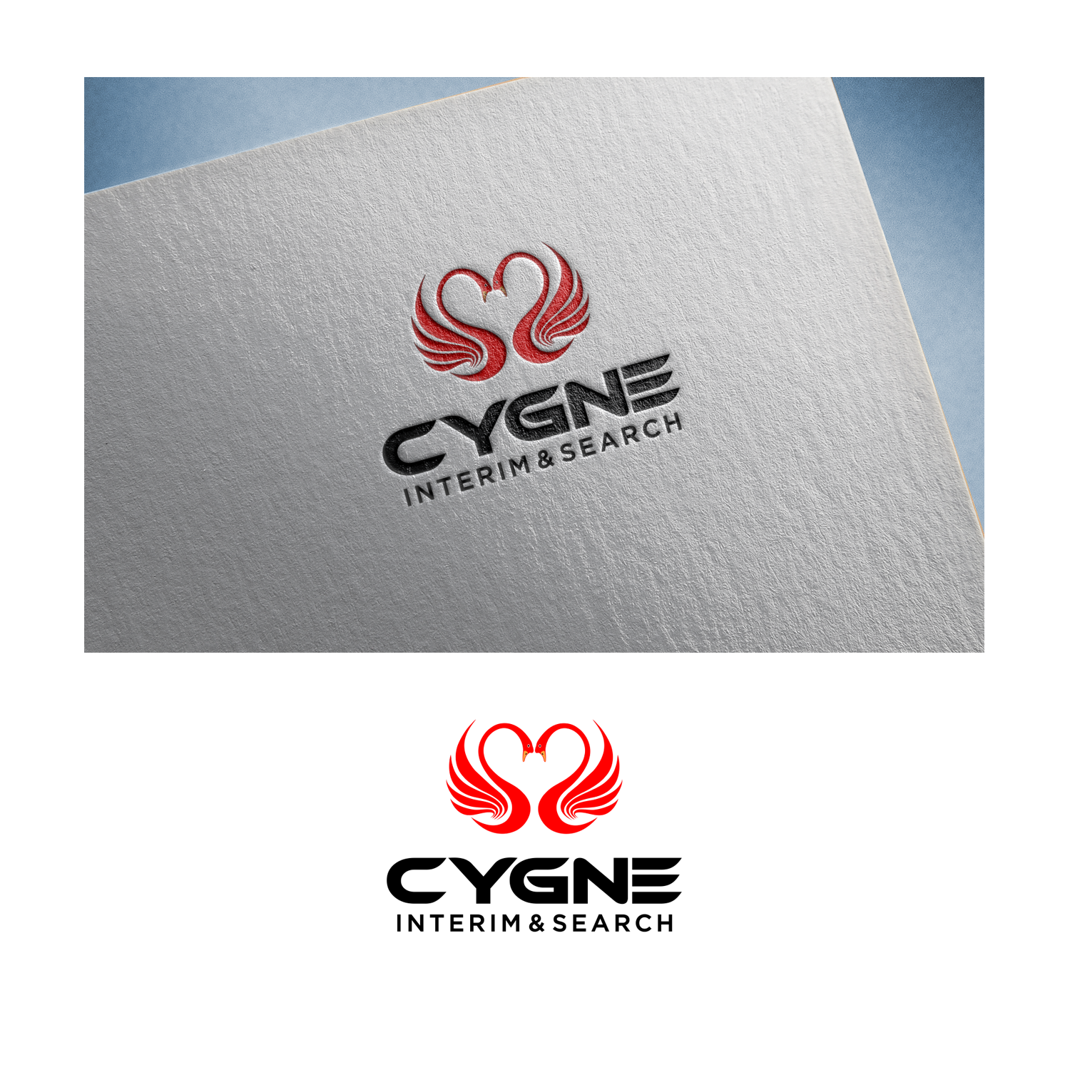 Logo Design by aamsuryaman for Cygne Interim & Search | Design #20943871