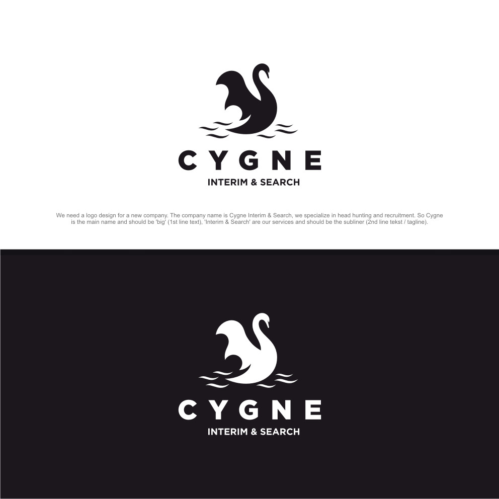 Logo-Design von heymlett für Cygne Interim & Search | Design #20952420