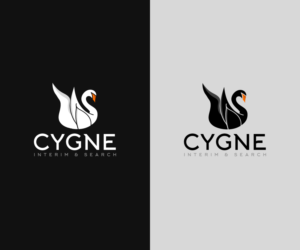 Logo Design by Minminannyong for Cygne Interim & Search | Design: #20924333