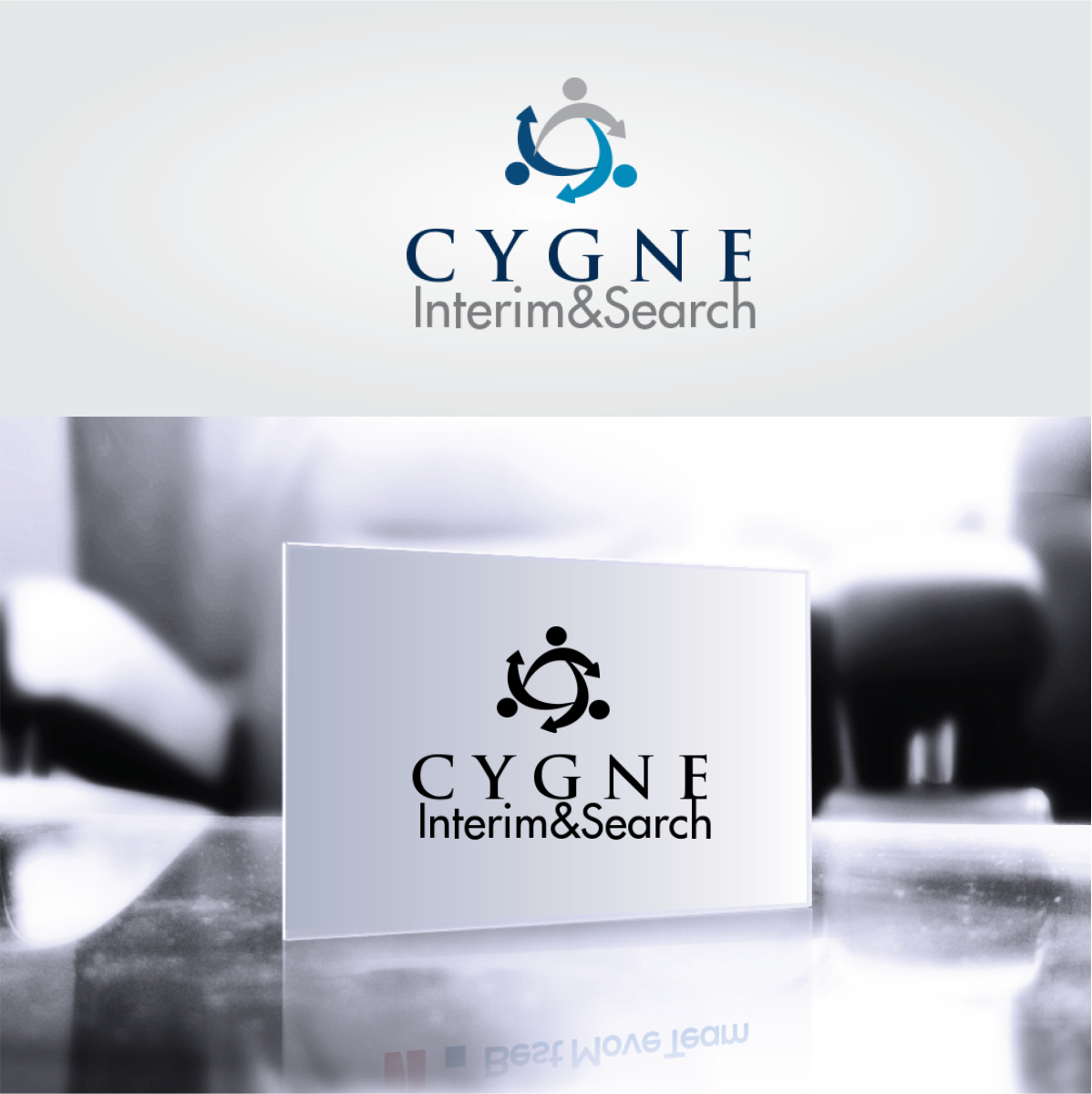Logo Design by hargai for Cygne Interim & Search | Design #20920996