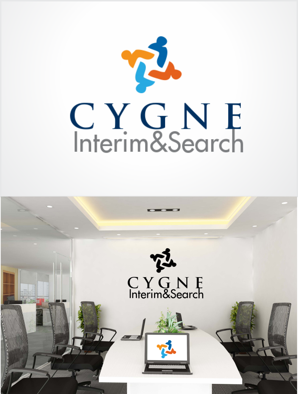 Logo Design by hargai for Cygne Interim & Search | Design #20920997