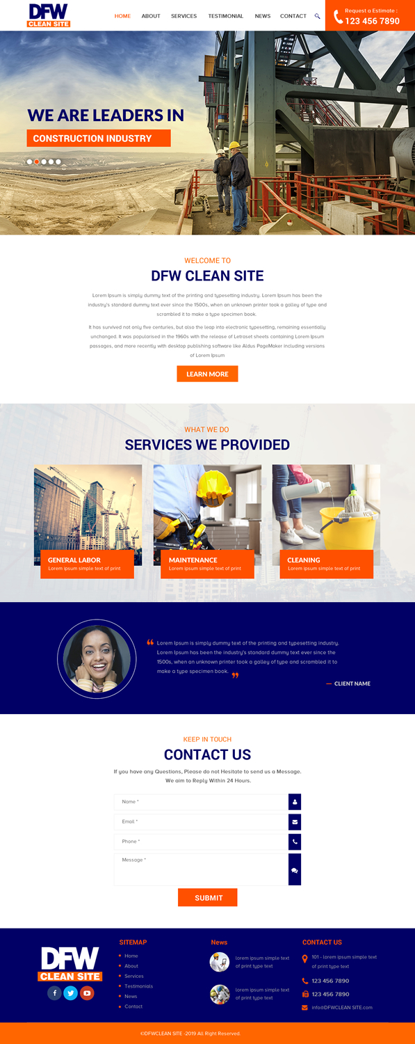 Web Design by rightway for this project | Design #20933687