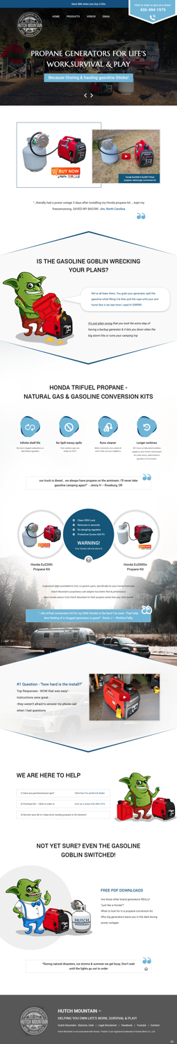 BigCommerce Design by pb for Hutch Mountain | Design #20942530