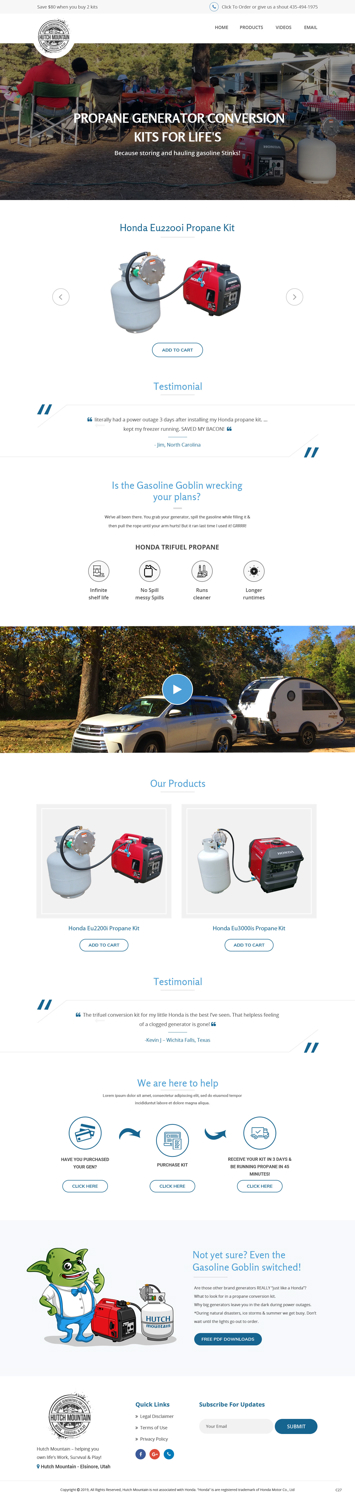 Design BigCommerce par pb pour Hutch Mountain | Design #20942532