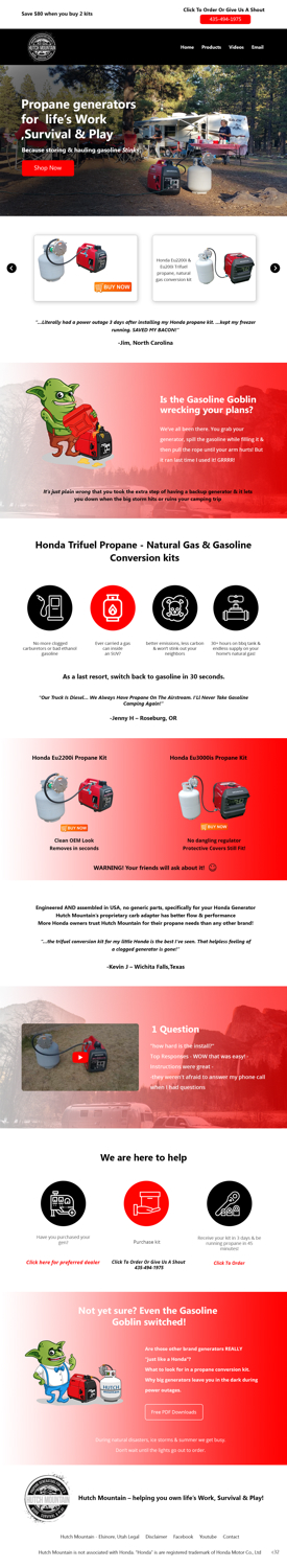 BigCommerce Design by pb for Hutch Mountain | Design #20942534