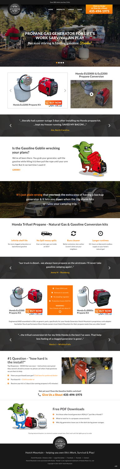 BigCommerce Design by pb for Hutch Mountain | Design #20942537