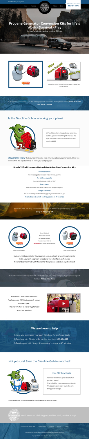BigCommerce Design by pb for Hutch Mountain | Design #20951341